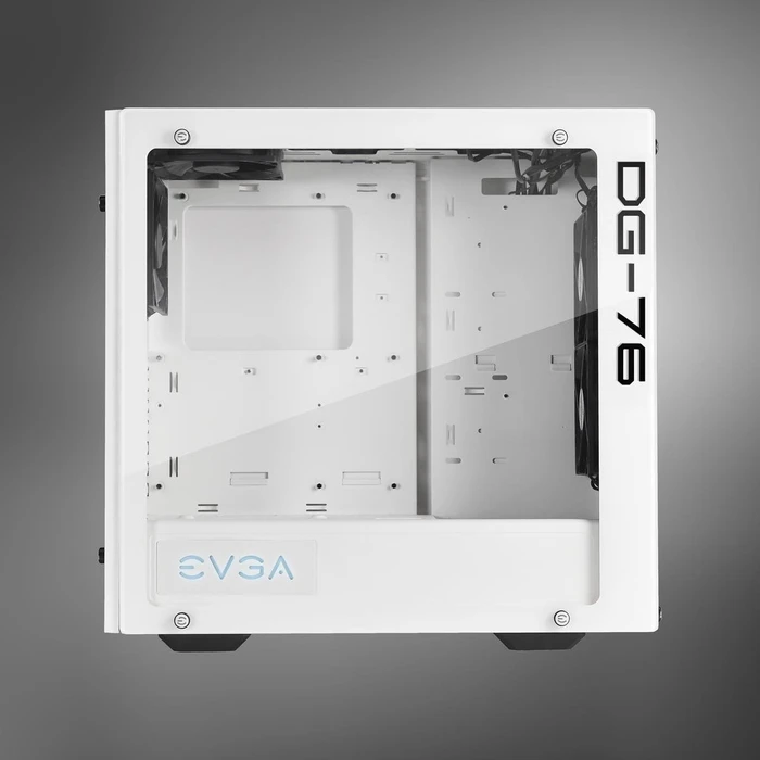 EVGA DG-76 weiß, Glasfenster