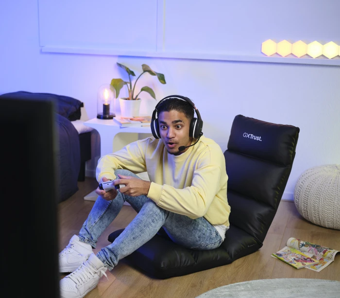 Trust Gaming GXT 718 Rayzee Gaming-Floor-Stuhl, schwarz