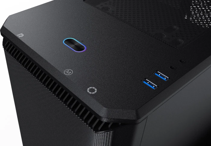 Phanteks Eclipse P400A Digital, schwarz, Glasfenster