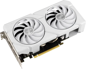 ASUS Dual GeForce RTX 4060 Ti EVO White OC, DUAL-RTX4060TI-O8G-EVO-WHITE, 8GB GDDR6, HDMI, 3x DP