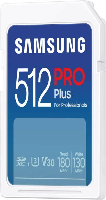 Samsung PRO Plus for Professionals R180/W130 512GB USB-Kit, UHS-I U3, Class 10