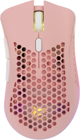 White Shark Lionel Pink Wireless Gaming Mouse, rosa/weiß, USB (WGM-5012P)
