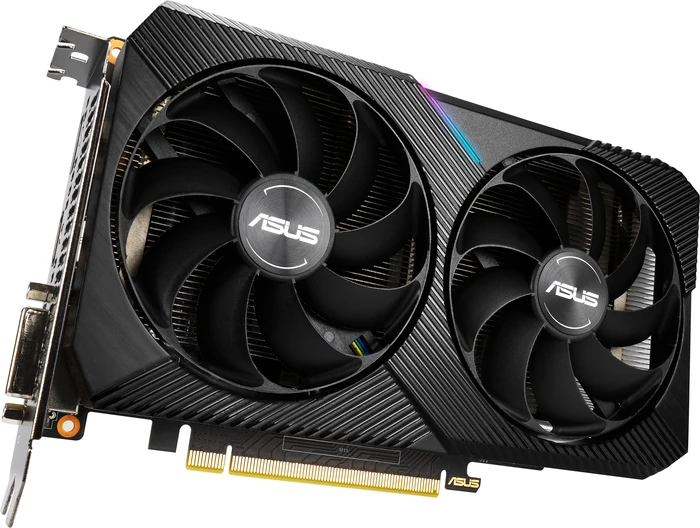 ASUS Dual GeForce RTX 2070 Mini, DUAL-RTX2070-8G-MINI, 8GB GDDR6, DVI, HDMI, DP