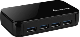Sharkoon 4-Port USB 3.0-Hub, extern