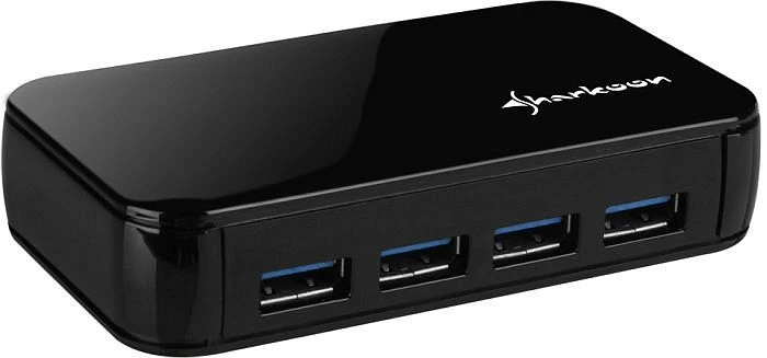 Sharkoon 4-Port USB 3.0-Hub, extern