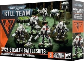 Games Workshop Warhammer 40.000 Kill Team - T'au-Empire - XV26 Stealth Battlesuits