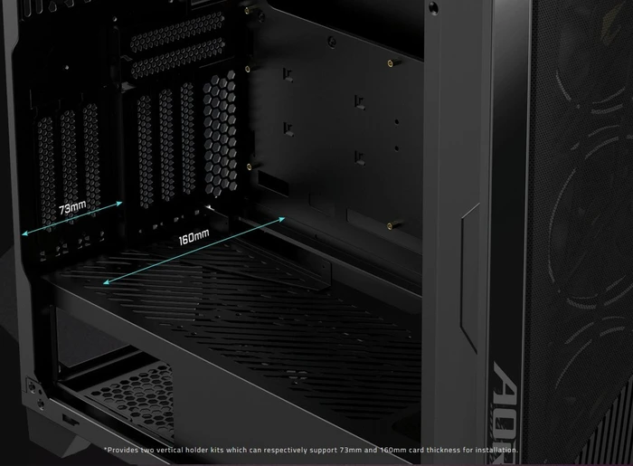 GIGABYTE AORUS C500 Glass, Glasfenster