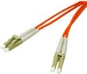 C2G LWL Duplex Kabel, OM1, 2x LC Stecker/2x LC Stecker, 1m, orange