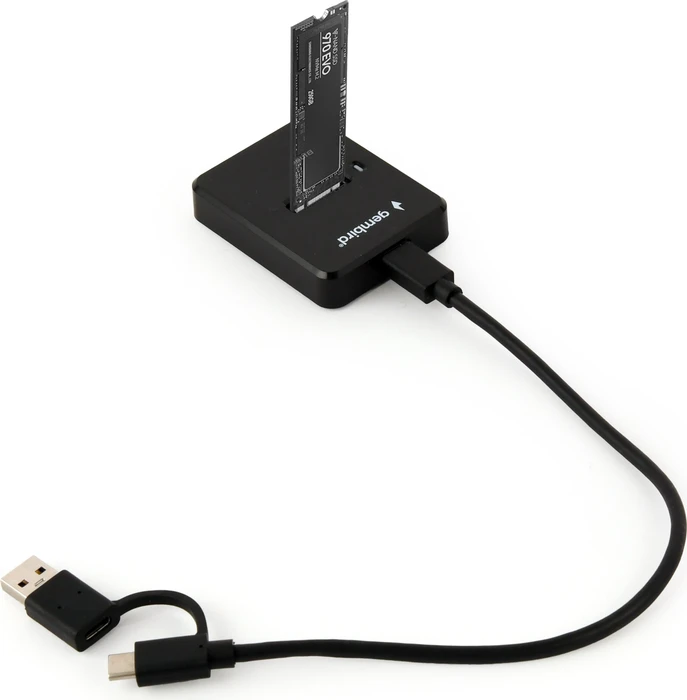 Gembird Dockingstation, M.2 NVMe/SATA, 1-Port, USB-C 3.1