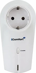 REV Ritter iComfort dimmbare Steckdose, Funksteckdose mit Dimmer, weiß (0086060103)