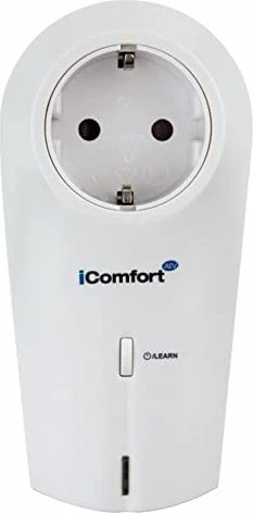 REV Ritter iComfort dimmbare Steckdose, Funksteckdose mit Dimmer, weiß