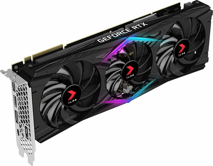 PNY GeForce RTX 2080 XLR8 Gaming OC Triple Fan, 8GB GDDR6, HDMI, USB-C, 3x DP