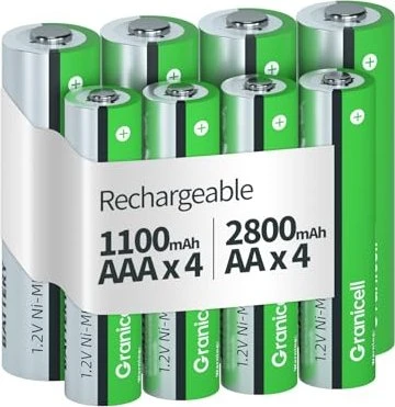 Granicell Mignon AA NiMH 2800mAh, 4er-Pack