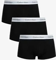 Calvin Klein 3er-Pack Low Rise Trunks Icon Cotton Stretch Boxer Briefs schwarz (Herren)
