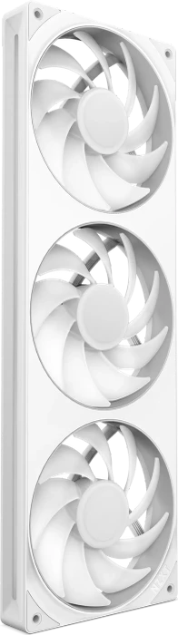 NZXT F Series F360 RGB Core Single-Frame Fan Unit, Matte White, weiss, LED-Steuerung, 3x 120mm