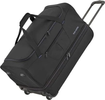 Travelite Basics Rollenreisetasche S erweiterbar schwarz