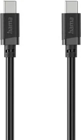 Hama Ladekabel USB-C/USB-C 60W 2m schwarz