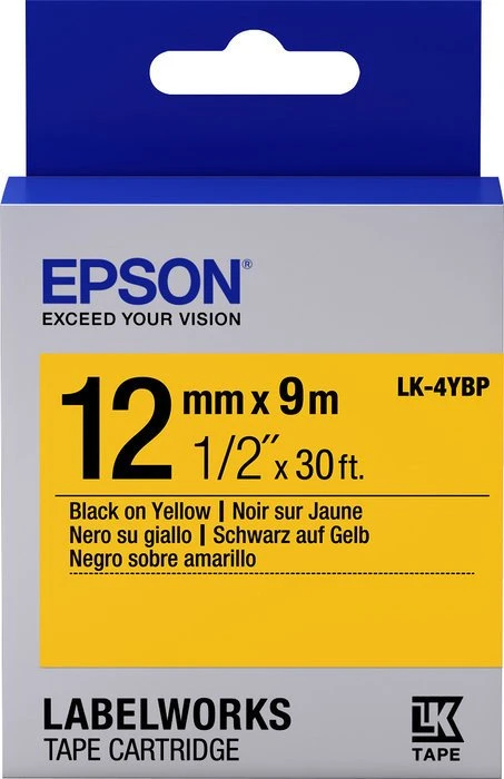 Epson Beschriftungsband 12mm metallic