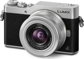 Panasonic Lumix DC-GX800 silber mit Objektiv Lumix G Vario 12-32mm 3.5-5.6 ASPH OIS