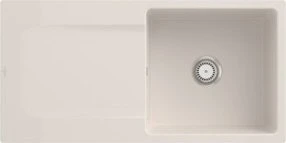 Villeroy & Boch Siluet Flat 980x490mm Einbau Becken reversibel crema