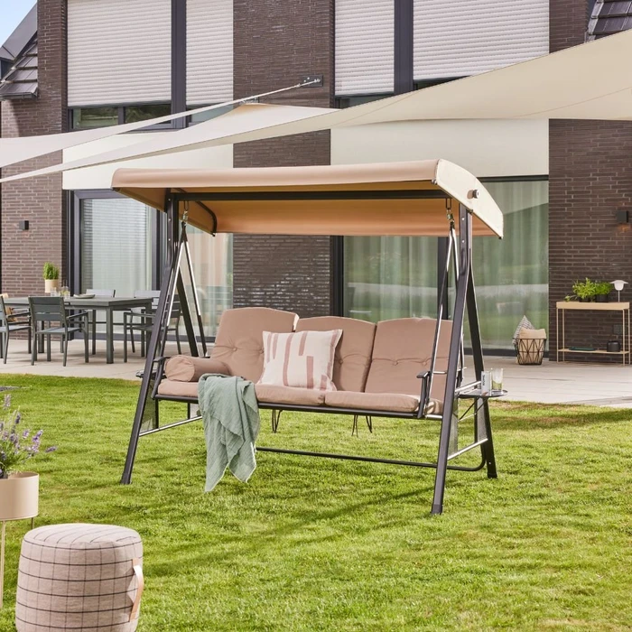 Home Deluxe Descanso Hollywoodschaukel beige