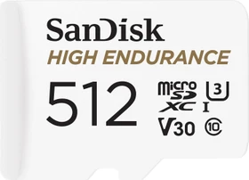 SanDisk High Endurance R100/W40 512GB Kit, UHS-I U3, Class 10