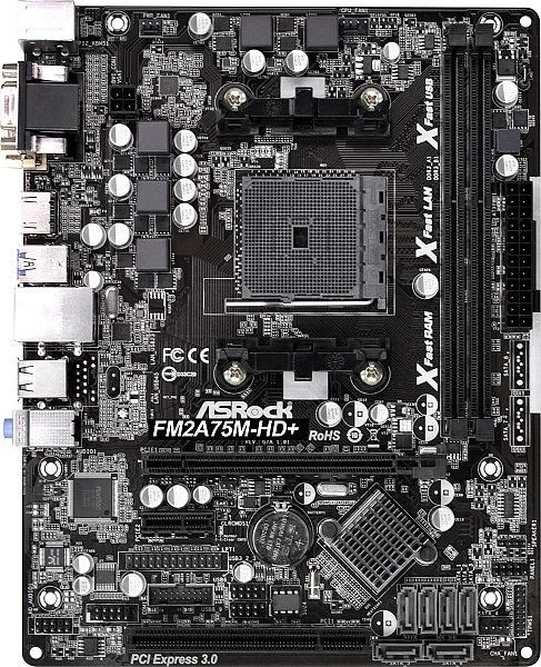 ASRock FM2A75M-HD+ (AMD FM2+)