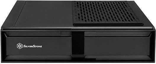 SilverStone Milo ML08 schwarz mit Sichtfenster, Tragegriff, Mini-ITX