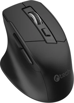 C-Tech WLM-05 Wireless Ergo Mouse schwarz, USB