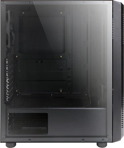 Zalman S4, schwarz, Acrylfenster