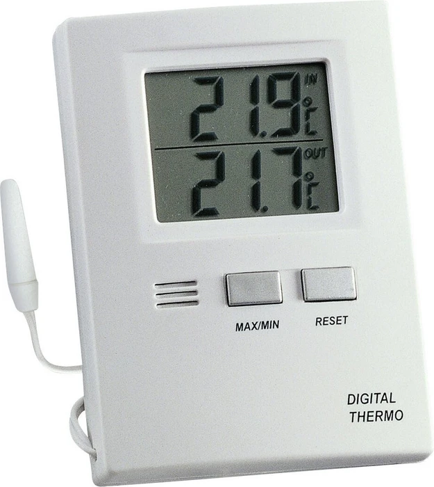TFA Dostmann Thermometer weiß, digital