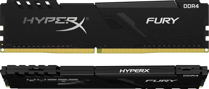 Kingston FURY schwarz UDIMM 16GB Kit, DDR4-2400, CL15-15-15, 1RX8