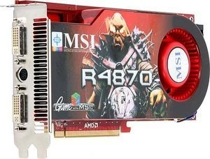 MSI Radeon HD 4870, R4870-T2D512-OC, 512MB GDDR5, 2x DVI, S-Video