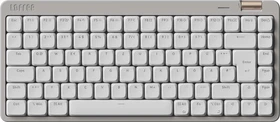 Lofree Flow Lite84, Marble, LEDs weiß, Kailh LOW PROFILE Specter, USB/Bluetooth, DE