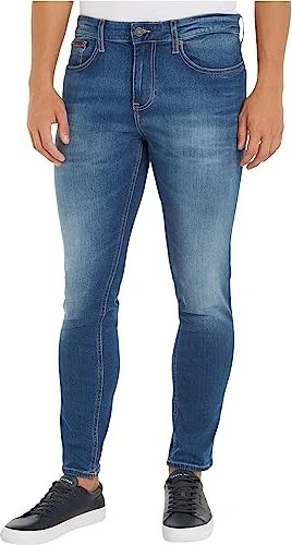 Tommy Hilfiger Tapered Slim mit Fade-Effekt Jeans wilson mid blue (Herren)
