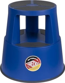 Wedo Step Rollhocker Kunststoff, blau