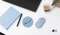 Trust Puck Wireless Mouse blau, USB/Bluetooth Vorschaubild
