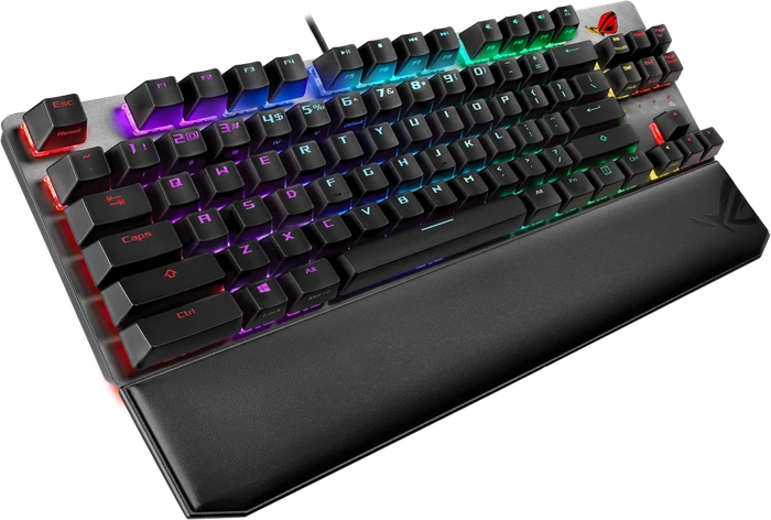ASUS ROG Strix Scope NX TKL Deluxe, schwarz/grau, ROG NX RED, USB, US