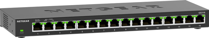 Netgear GS300 Desktop Gigabit Switch, 16x RJ-45