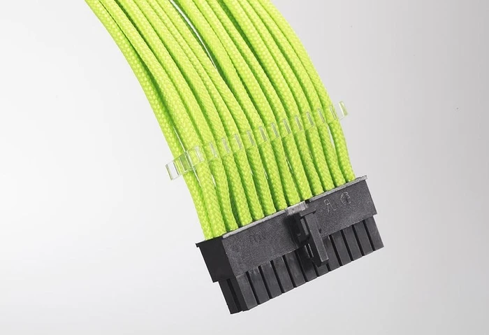 Phanteks Verlängerungskabel Kit für Netzteile, grün, 500mm