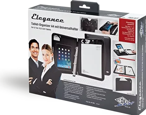 Wedo Tablet-Organizer A4 ELEGANCE, schwarz
