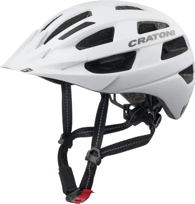 Cratoni Velo-X Helm white matt