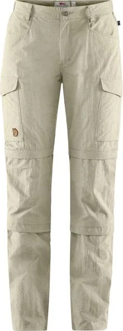 Fjällräven Travellers MT 3-Stage Trousers Zip-Off Hose lang light beige (Damen)
