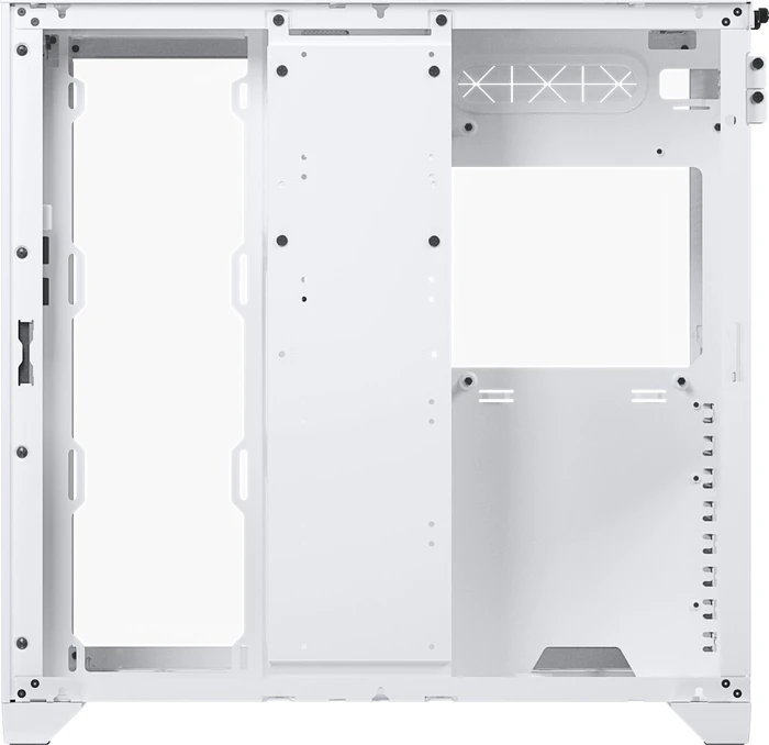 MetallicGear / MagniumGear Neo Qube 2 White, weiß, Glasfenster