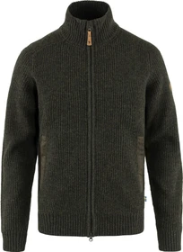 Fjällräven Övik Zip Strickjacke dark olive (Herren)