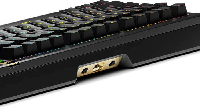 Glorious GMMK 3 Pro HE Wireless 75% Pre-built Gaming Keyboard, schwarz, LEDs RGB, Glorious Fox HE, USB/Bluetooth, US