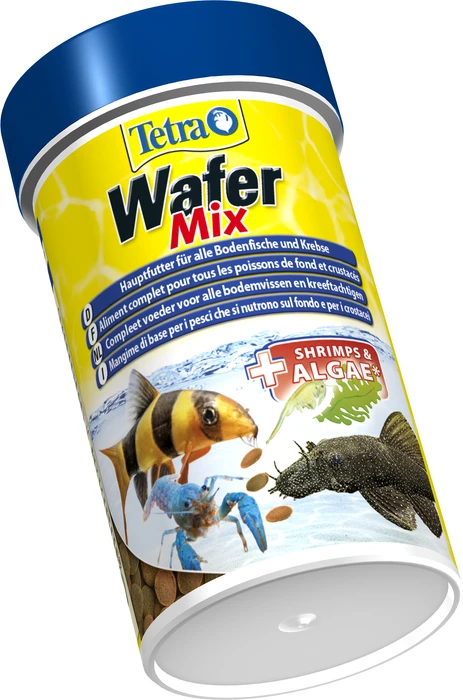 Tetra Wafer Mix Hauptfutter für Bodenfische und Krebse, 48g, 100ml