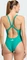 adidas 3-Streifen V-Back Badeanzug equipment green/white (Damen) Vorschaubild