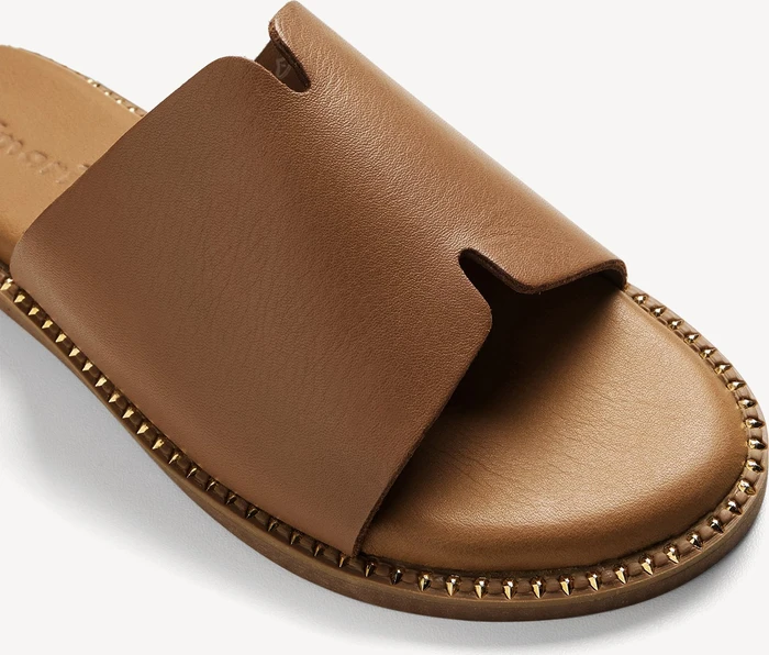 Tamaris Lederpantolette braun (Damen)