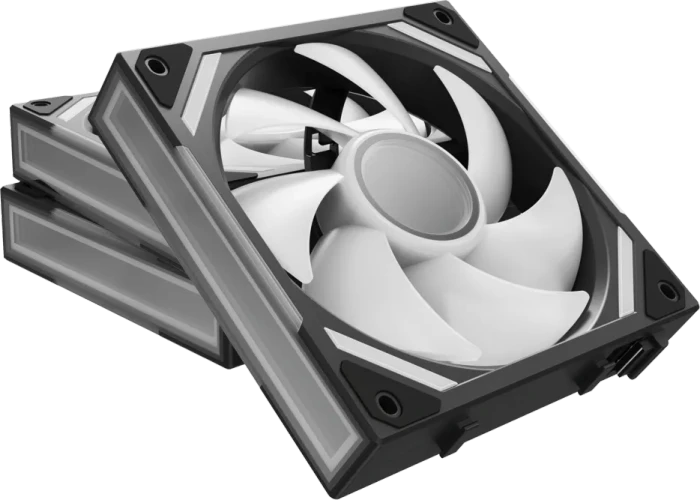 Alpenföhn Wing Boost 4, schwarz, 120mm, 3er-Pack